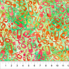 Chubby Blooms Tossed Limelight - 82052-71 - Banyan Batiks - Nebraska Quilt Company - F261928