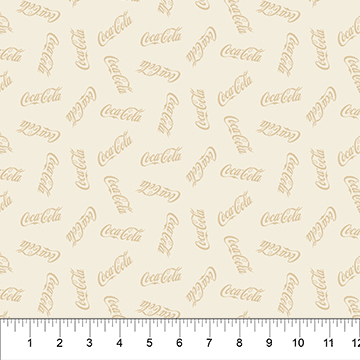 Coca-Cola Christmas Logo Toss - CC1021-13 - Northcott Fabrics - Nebraska Quilt Company - F261431