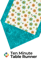 Color Burst Ten Minute Table Runner Kit - Nebraska Quilt Company - K260024