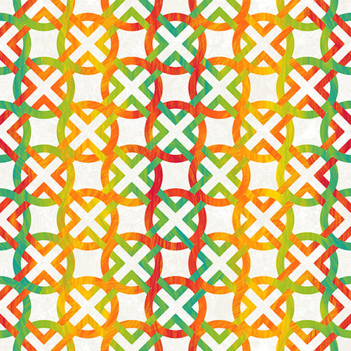 Color Burst Mini Circles and Diamonds Marshmallow - COLORBURST - B - 3352 - 01 - Blank Quilting - Nebraska Quilt Company - F08434