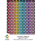Color Weave Quilt Kit featuring Hexies and Jitterbug - Nebraska Quilt Company - K2502150