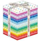 Colorblock Party Fat Quarter Bundle Multi 24 Pieces - Nebraska Quilt Company - PC260846