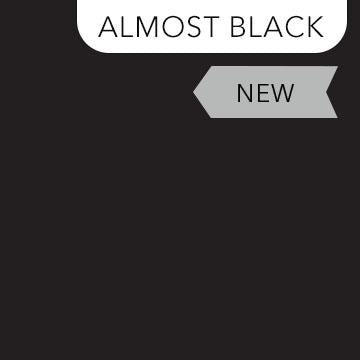 Colorworks Solid Almost Black - 9000 - 998 - Northcott Fabrics - Nebraska Quilt Company - F2402214