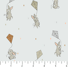 Cotton - Tale Kites Gray - 90954 - 90 - FIGO Fabrics - Nebraska Quilt Company - F08749