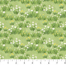 Counting Sheep Flowers Green - 28475 - 72 - Northcott Fabrics - Nebraska Quilt Company - F250463