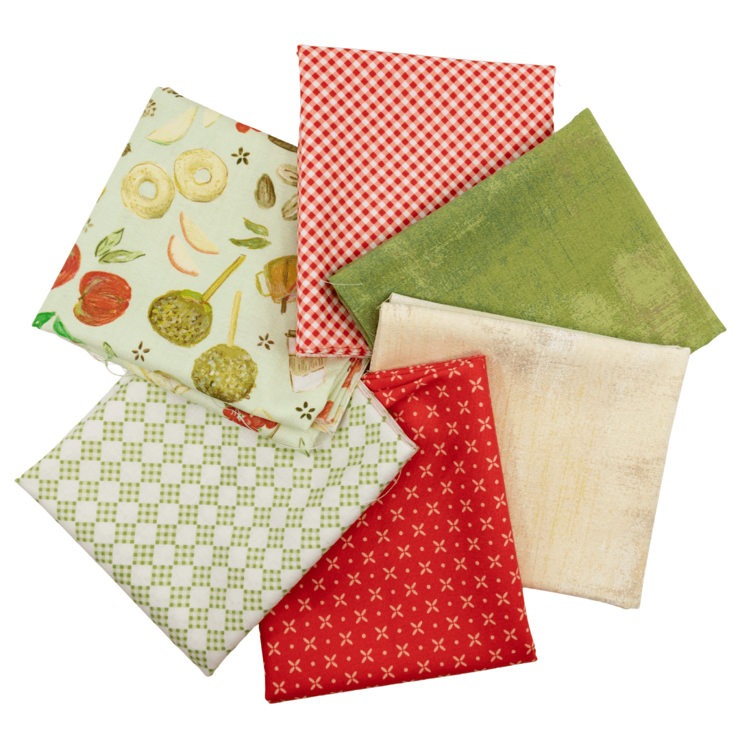 Country Fat Quarter Bundle Multi 6 Pieces - Nebraska Quilt Company - Country Fat Quarter Bundle Multi 6 Pieces