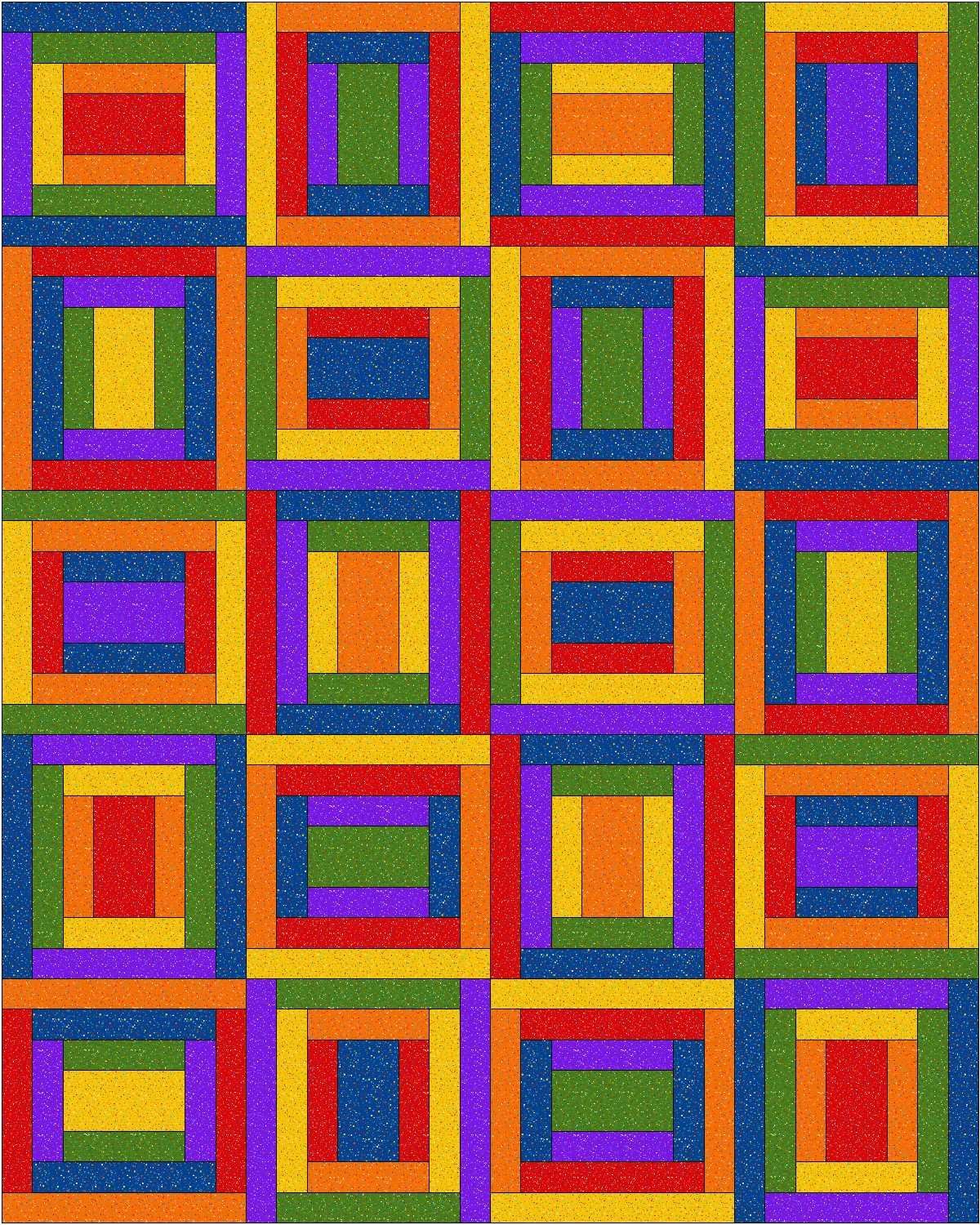 County Courthouses Quilt Pattern PDF Digital Download - Nebraska Quilt Company - PUB04493