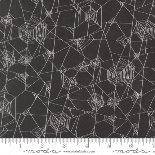 Coven Spider Web Halloween Onyx - 48804 16 - Moda Fabrics - Nebraska Quilt Company - F261602