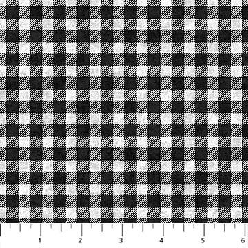 Cozy Up Flannel Black And White - F25280 - 91 - Northcott Fabrics - Nebraska Quilt Company - F05023