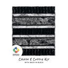 Crazy 8 Cuddle® Kit Back in Black - Nebraska Quilt Company - K03672