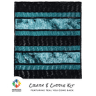 Crazy 8 Cuddle Kit Teal You Come Back - Nebraska Quilt Company - K2402818