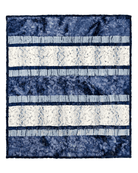 Crazy 8 Cuddle® Kit True Blue - Nebraska Quilt Company - K03676