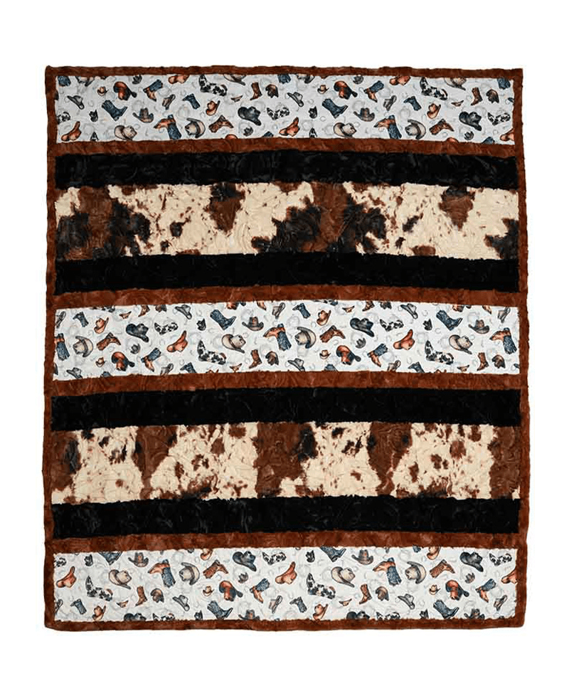 Crazy 8 Cuddle® Kit Yippee Ki - Yay - Nebraska Quilt Company - Crazy 8 Cuddle® Kit Yippee Ki - Yay