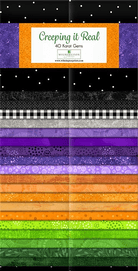 Creeping It Real 2.5" Strips Multi 40 Pieces - Nebraska Quilt Company - PC08197