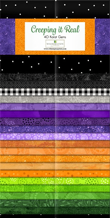 Creeping It Real 2.5" Strips Multi 40 Pieces - Nebraska Quilt Company - PC08197