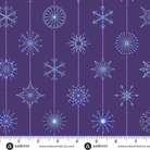 Deco Frost Snowflakes Winter Plum - CS - 1114 - P - Andover Fabrics - Nebraska Quilt Company - Deco Frost Snowflakes Winter Plum - CS - 1114 - P - Andover Fabrics