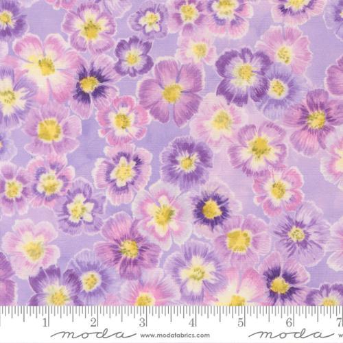 Delphinium Auricula Florals Mauve - 24650 17 - Moda Fabrics - Nebraska Quilt Company - F260776