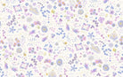 Delphinium Collage Snowdrop - 24659 11 - Moda Fabrics - Nebraska Quilt Company - F260794
