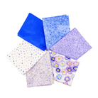 Delphinium Fat Quarter Bundle Multi V.1 6 Pieces - Nebraska Quilt Company - PC260871