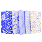Delphinium Half Yard Bundle Blue Purple White V.2 6 Pieces - Nebraska Quilt Company - PC260869