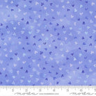 Delphinium Light Hearts Blenders Bluebell - 24653 14 - Moda Fabrics - Nebraska Quilt Company - F260784