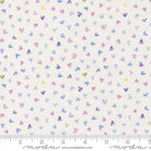 Delphinium Light Hearts Blenders Snowdrop - 24653 11 - Moda Fabrics - Nebraska Quilt Company - F260782