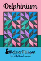 Delphinium Pattern - Nebraska Quilt Company - PUB09529