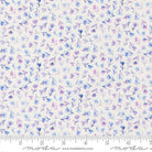 Delphinium Sea Pink Small Floral Snowdrop - 24654 11 - Moda Fabrics - Nebraska Quilt Company - F260785