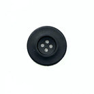 Dill Large Plastic Circle Black Button - Nebraska Quilt Company - N2502154