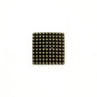 Dill Metal Square Antique Gold Button - Nebraska Quilt Company - N2502142