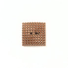 Dill Metal Square Copper Button - Nebraska Quilt Company - N2502135