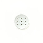 Dill Plastic Circle White Button - Nebraska Quilt Company - N2502150