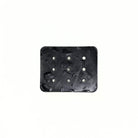 Dill Plastic Rectangle Black Button - Nebraska Quilt Company - N2502147