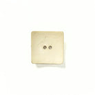 Dill Plastic Square Light Beige Button - Nebraska Quilt Company - N2502144