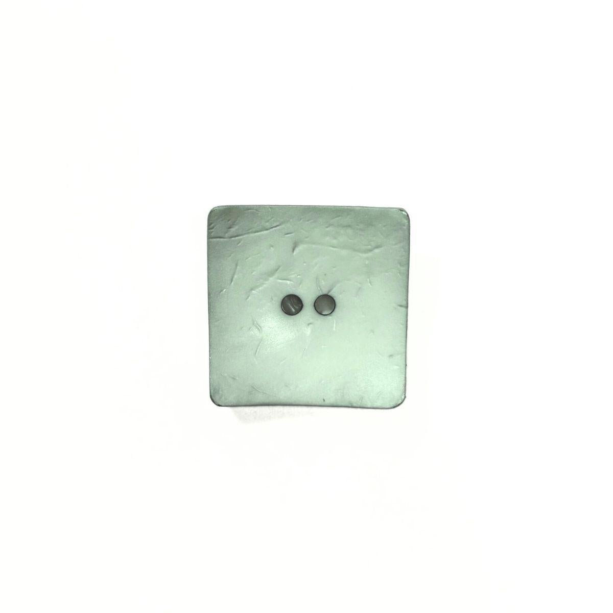 Dill Plastic Square Light Sea Foam Green Button - Nebraska Quilt Company - N2502143