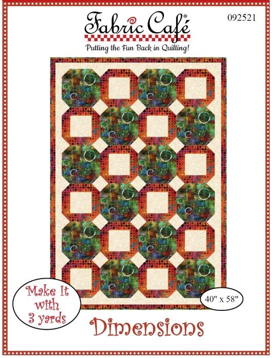 Dimensions 3 - Yard Quilt Pattern - Nebraska Quilt Company - PUB2502207