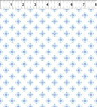 Dragon Friends Geometric Blue/Purple White - 11DF - 1 - In The Beginning - Nebraska Quilt Company - F251666
