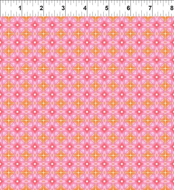 Dragon Friends Geometric Pink - 6DF - 1 - In The Beginning - Nebraska Quilt Company - F251661