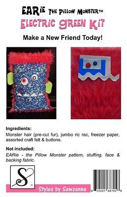 EARie - The Pillow Monster Kit - Just add fabric! - Nebraska Quilt Company - K2401331
