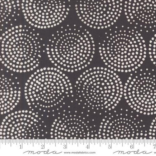 Echo Batiks Swirl Midnight Black - 4369 35 - Moda Fabrics - Nebraska Quilt Company - F2401472