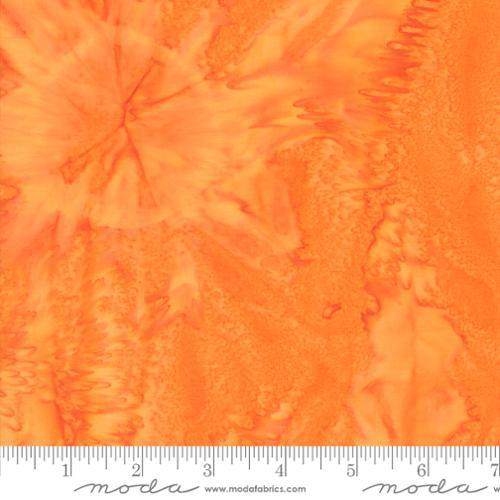 Echo Batiks Tangerine Orange - 4369 20 - Moda Fabrics - Nebraska Quilt Company - F2401457