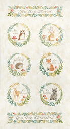 Effies Woods Cuddle Panel Cloud 24" x 44" - Nebraska Quilt Company - PAN260684