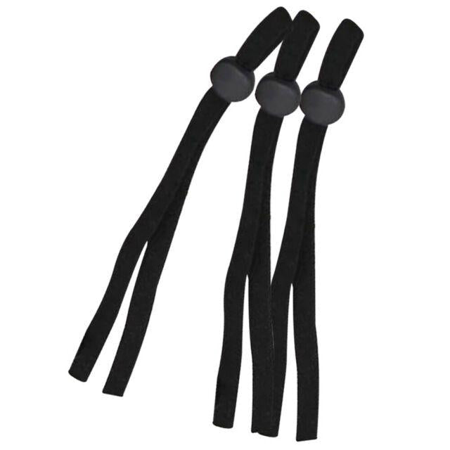 Elastic Bands w/adjustable Buckle (10 in a pack=5 masks) Black - Nebraska Quilt Company - N15471