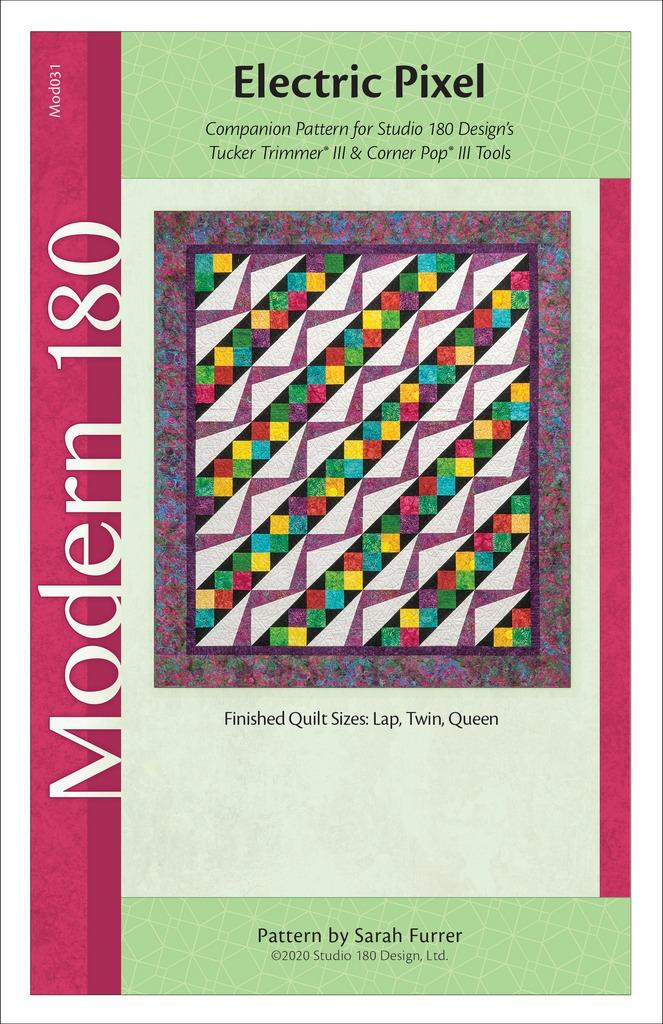 Electric Pixel Quilt Pattern - Nebraska Quilt Company - PUB2400245