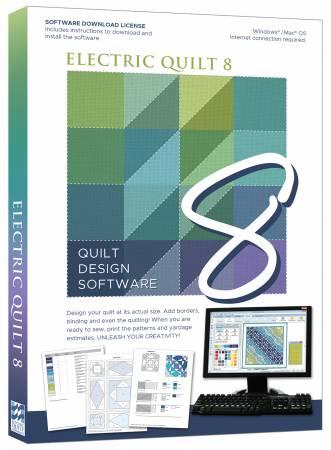 Electric Quilt 8 Quilt Design Software - Nebraska Quilt Company - Electric Quilt 8 Quilt Design Software