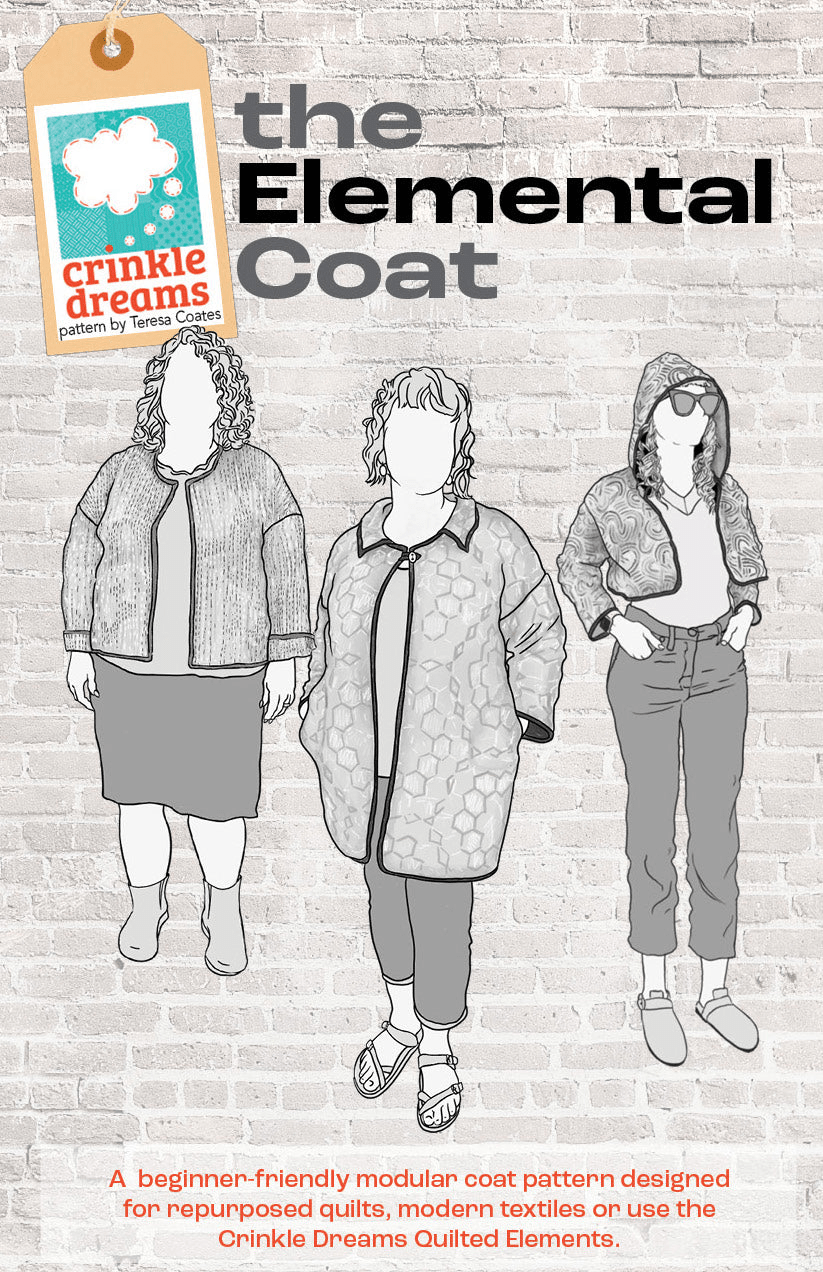 Elemental Coat Sewing Pattern - Nebraska Quilt Company - Elemental Coat Sewing Pattern