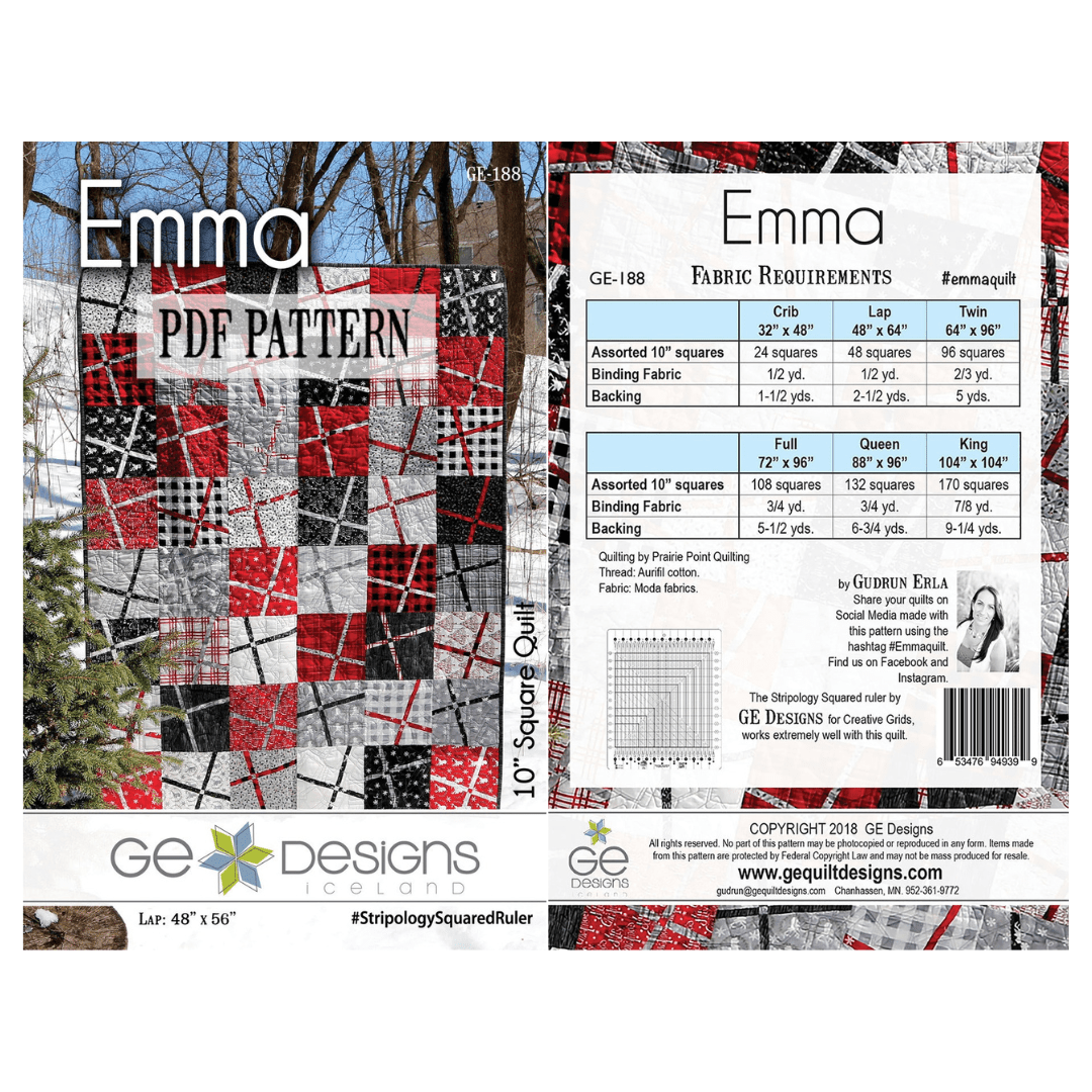 Emma Quilt Pattern - Nebraska Quilt Company - PUB2403191