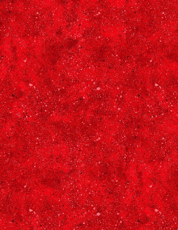 Essentials Brights Spatter Cherry Red - 1080-31588-339 - Wilmington Prints - Nebraska Quilt Company - F71045
