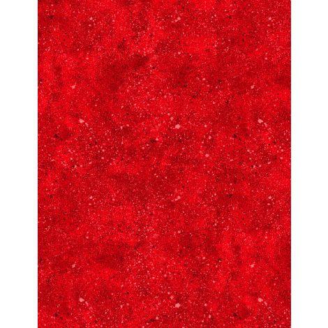 Essentials Brights Spatter Texture Cherry Red - 1080 31588 339 - Wilmington Prints - Nebraska Quilt Company - F06173