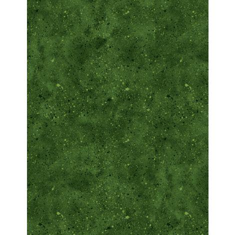 Essentials Spatter Dark Green - 1 Yard Cut - Verified! - 1080 31588 779 - Wilmington Prints - Nebraska Quilt Company - F06185